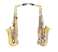 Principianti sassofono Sassofono Contralto Eb Sassofono Professionale In Ottone Strumento Musicale Sax Contralto Con Ance Cinghie Accessori Per Spazzolino Da Denti (Color : 2)