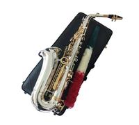 Principianti sassofono Sassofono Contralto Gold Key Professional Super Play Sax Con Accessori (Color : Bk)