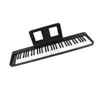 Principianti Tastiera Elettronica Pianoforte Elettronico Pieghevole A 61 Tasti Con Display LCD Tastiera Digitale Con Leggio/pedale Sustain Per Principianti