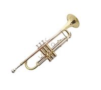 Principianti Tromba Ottone Che Suona Uno Strumento A Tromba Standard In Si Bemolle Tromba A Tre Colori Strumento A Tromba A Tre Toni In Oro Laccato tromba