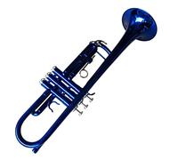Principianti Tromba Strumento A Tromba In Ottone Test Di Grado Per Principianti Colore Blu Banda In Si Bemolle Che Suona La Tromba Standard tromba