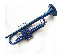 Principianti Tromba Strumento A Tromba Standard Blu B Colore Piatto Che Soffia Performance Della Banda Studentesca Che Fa Risparmiare Lavoro tromba (Color : 01)