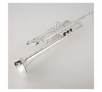 Principianti Tromba Tromba Standard Ottone Tromba Sib Si Piatto Ottone Placcato Argento Tromba Strumenti Musicali Professionali Con Custodia In Pelle tromba