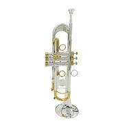 Principianti Tromba Two-color Trumpet Standard Silver-plated Trumpet B Flat Brass Trumpet Musical Instrument Beginner Playing tromba