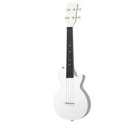 Principianti Ukulele Custodia In Fibra Di Carbonio E Accessori Per Ukulele Da 23 Pollici Music Lovers Prestazioni Professionali(White)
