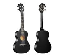 Principianti Ukulele Kit Professionale Per Ukulele Acustico Da 23 Pollici Principianti Che Vogliono Esercitarsi A Suonare Strumenti Musicali(Black)