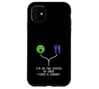 Principio di incertezza del gatto di Schrödinger Meme di fisica quantistica Custodia per iPhone 11