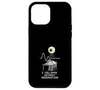 Principio di incertezza del gatto di Schrödinger Meme di fisica quantistica Custodia per iPhone 12 Pro Max