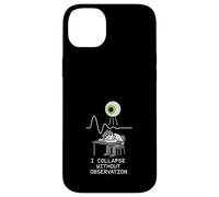 Principio di incertezza del gatto di Schrödinger Meme di fisica quantistica Custodia per iPhone 14 Plus