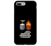 Principio di incertezza del gatto di Schrödinger Meme di fisica quantistica Custodia per iPhone 7 Plus/8 Plus