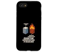 Principio di incertezza del gatto di Schrödinger Meme di fisica quantistica Custodia per iPhone SE (2020) / 7/8