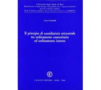 Principio di sussidiarietà orizzontale tra ordinamento comunitario