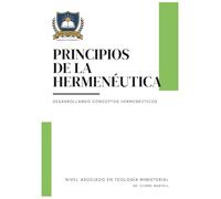 Principios de la Hermenéutica