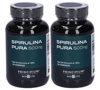 Principium Spirulina Pura 150 Compresse Da 0,5 G 2x75 g Compresse