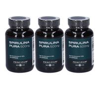 Principium Spirulina Pura 150 Compresse Da 0,5 G 3x75 g Compresse