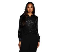 Principles Camicia Paillettes Colletto a Contrasto Donna (DH7851)
