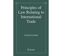 Principles of Law Relating to International Trade
