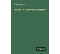 Principles of the Law of Real Property