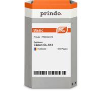 Prindo Basic Cartuccia d'inchiostro differenti colori Originale PRICCL513 alternativa per Canon CL-513 (2971B001)
