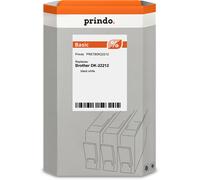 Prindo Basic Etichette Nero su bianco Originale PRETBDK22212