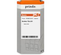 Prindo Basic Nastro Nero su bianco Originale PRSBBTZE251