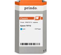 Prindo Classic Cartuccia d'inchiostro ciano Originale PRIET0712 alternativa per Epson T0712 (C13T07124011)