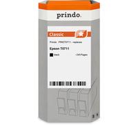 Prindo Classic Cartuccia d'inchiostro nero Originale PRIET0711 alternativa per Epson T0711 (C13T07114011)