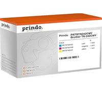 prindo Classic Multipack 3 - Compatibile con Brother TN-242CMY, circa 4.200 pagine (PRTBTN242CMY)