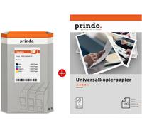 Prindo Classic Value Pack nero / ciano / magenta / giallo / Bianco Originale PRSCGI56 MCVP