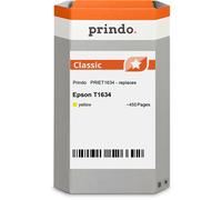 Prindo Classic XL Cartuccia d'inchiostro giallo Originale PRIET1634 alternativa per Epson T1634 (C13T16344010)