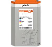 Prindo Classic XL Multipack nero / ciano / magenta / giallo / Rosso / Grigio Originale PRSET379D
