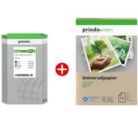 Prindo Green XL Value Pack nero / ciano / magenta / giallo / bianco fumo Originale PRSET3476G MCVP
