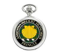 Pringle Scottish Clan Crest Full Hunter Orologio da tasca