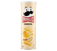 Pringles Emmental| Snack salato| Chips al gusto di Emmental | A base di patate | Vegetariano | Perfette per l'aperitivo | Confezione singola da 175g