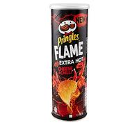 6 x TUBO PATATINE PRINGLES AL GUSTO FLAME EXTRA HOT 160g CHEESE & CHILLI