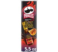 Pringles Hot Ones Los Calientes Patatine fritte, Barbacoa, Snack piccanti, Ispirato alla salsa piccante, latta da 156 ml (1 lattina)