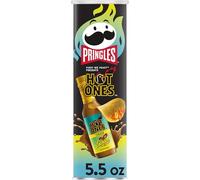 Pringles Hot Ones Los Calientes Patatine fritte, Verde, Spuntini piccanti, Ispirato alla salsa piccante, latta da 156 ml (1 lattina)