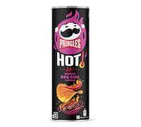 Pringles Hot Smokin' BBQ Ribs Snack Salato Piccante 160g