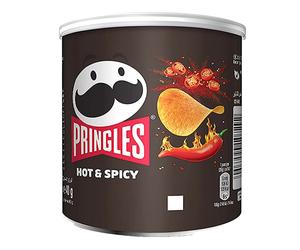 Pringles Hot & Spicy Patatine Piccanti Confezione da 12 Tubi da 40 gr