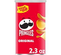Pringles Patatine fritte, snack per il pranzo, snack in movimento, Grab N' Go, originale, lattina da 65 g (1 lattina)