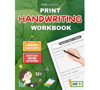 Print Handwriting Workbook: Improve Writing Skills With Fun Facts and Everyday Writing Activities