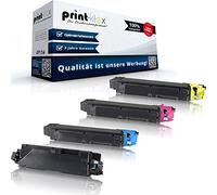 Print-Klex 4 cartucce toner compatibili per Kyocera ECOSYS M6030cdn M6530cdn P6130cdn TK5140 TK 5140 TK 5140K TK5140K TK-5140K TK-5140K Nero Blu Rosso Giallo - Office Print Serie