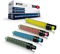 Print-Klex - 4 cartucce toner compatibili per Ricoh Aficio MPC2030 Aficio MPC2050 Aficio MPC2050spf Aficio MPC2530 841196 841197 841198 841199 Black Cyan Magenta Yellow - Eco Laser Serie