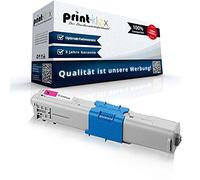 Print-Klex Cartuccia toner compatibile per Oki C310DN C330DN C331DN C510DN C511DN C530DN C531DN MC351DN MC352DN MC361DN 44469705 Magenta Rosso - Office Print Serie