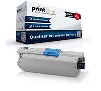 Print-Klex - Cartuccia toner compatibile per Oki C332DN MC363DN MC363DNW MC363N 46508712 C332, colore: Nero