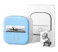 Print Pods Mini stampante, nuovo aggiornamento Stampante portatile a stampa rapida, stampante fotografica wireless Bluetooth per flashcard di anatomia, diario fai-da-te, foto, appunti, regalo per bamb