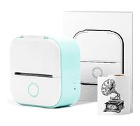 Print Pods Mini stampante, nuovo aggiornamento Stampante portatile a stampa rapida, stampante fotografica wireless Bluetooth per flashcard di anatomia, diario fai-da-te, foto, appunti, regalo per bamb