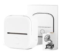 Print Pods Mini stampante, nuovo aggiornamento Stampante portatile a stampa rapida, stampante fotografica wireless Bluetooth per flashcard di anatomia, diario fai-da-te, foto, appunti, regalo per bamb
