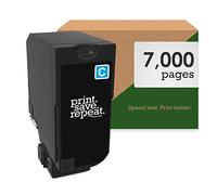 Print.Save.Repeat. Lexmark 74C1SC0 - Cartuccia toner ciano per stampante laser CS720, CS725, CX725, [7.000 pagine]