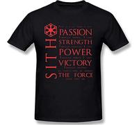 Print with The Sith Code T Shirt Graphic Unisex Tee Black S